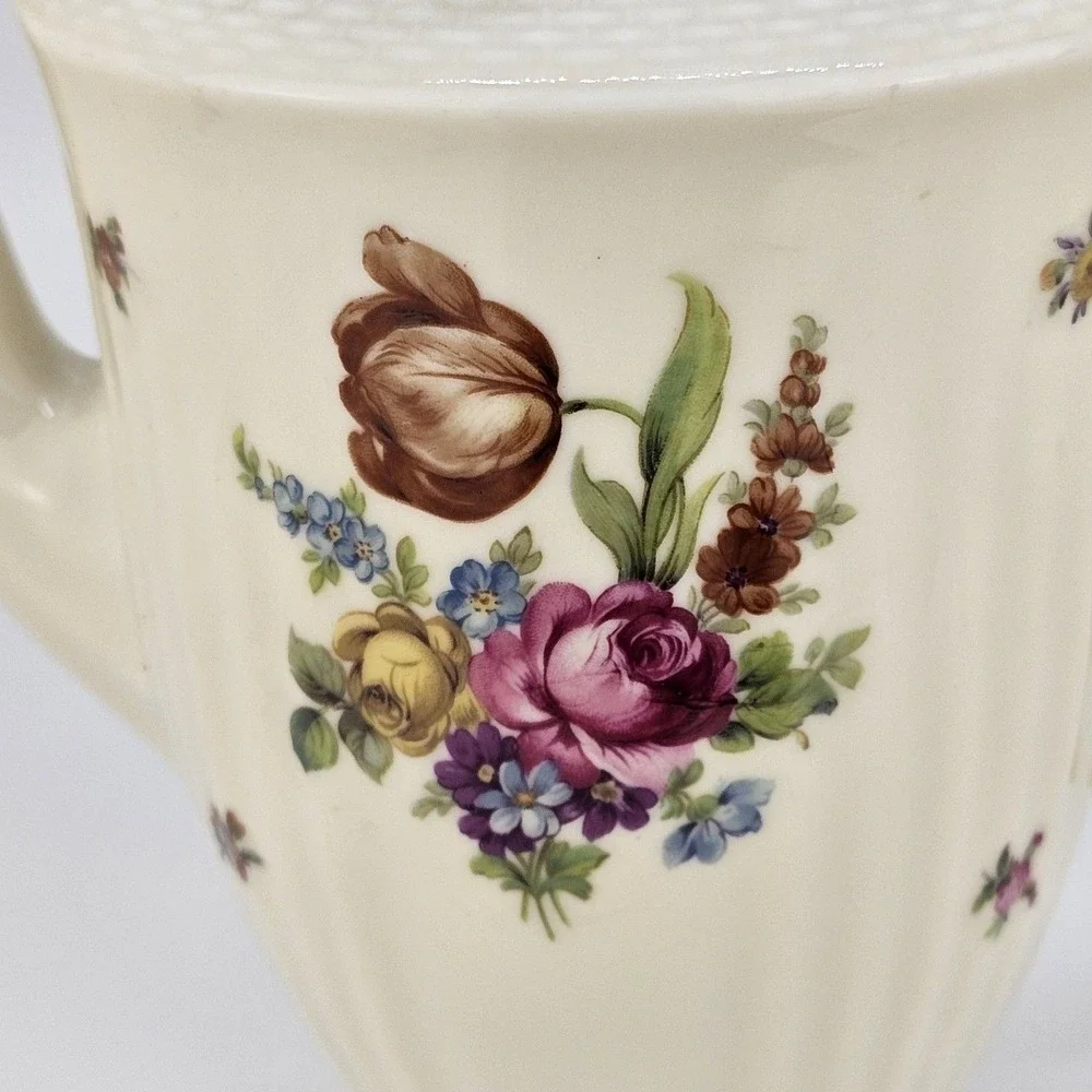 Epiag Czechoslovakia COFFEE TEA POT With Cream and Sugar Bowl China‎